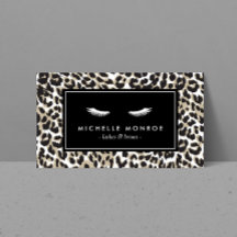 Eyelashes con impresión Leopard