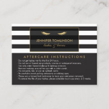 Eyelashes dorados con estribos salon después del c