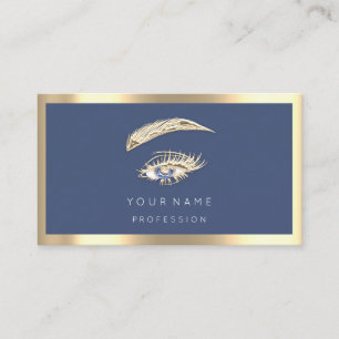 Tarjeta De Visita Eyelashes Logo de maquillaje de cuerdas Qr Código 