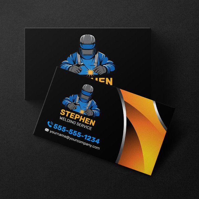 Tarjeta De Visita Fabricación de soldadura Metalizado para soldadura (Subido por el creador)