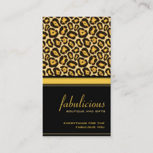 Tarjeta de visita fabulosa de Jaguar