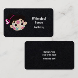 Tarjeta De Visita Facepainter Face Painting Premium