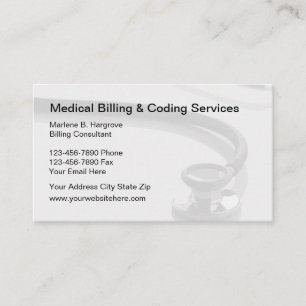 Tarjeta De Visita Facturación y codificación médicas