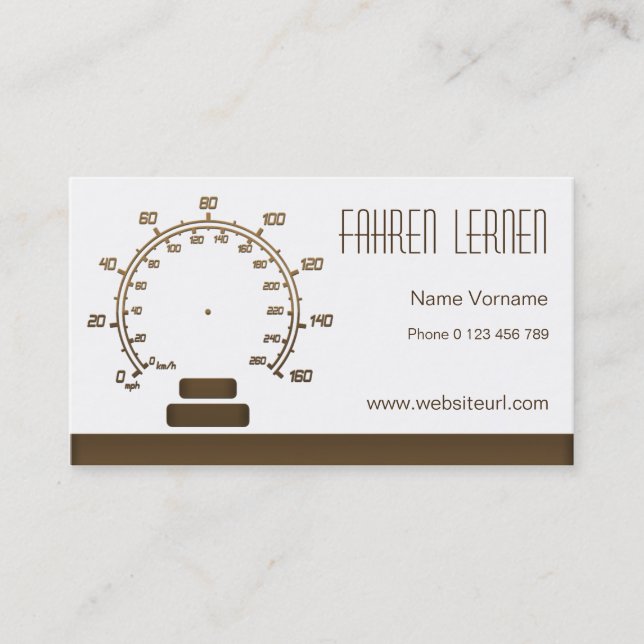 Tarjeta De Visita fahrschule (Anverso)