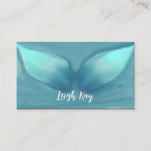 Tarjeta De Visita Fairy Angel Wings lightworker espiritual (Anverso)