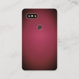 Tarjeta De Visita Falsa cubierta del teléfono y estilo de Instagram