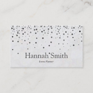 Tarjeta De Visita Falso glamoroso moderno elegante sencillo b