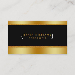 Tarjeta De Visita Falso informático del Web del Relieve metalizado