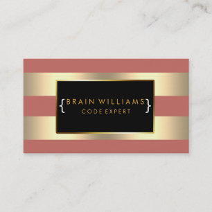 Tarjeta De Visita Falso informático del Web del Relieve metalizado