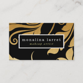 Tarjeta De Visita Falso modelo moderno del Flourish del Relieve