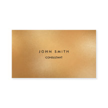 Falso oro clásico, simple, bilateral