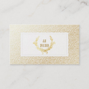 Tarjeta De Visita Falsos puntos del oro de PixDezines/guirnalda