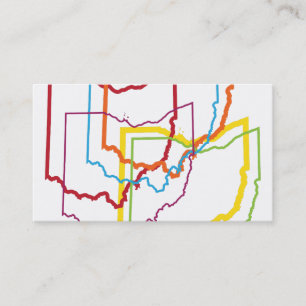 Tarjeta De Visita falta de definición del orgullo de Ohio