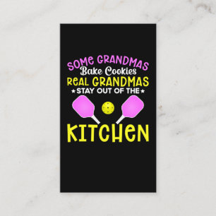 Tarjeta De Visita Famoso Grandma Sport Lover Abuela Pickleball