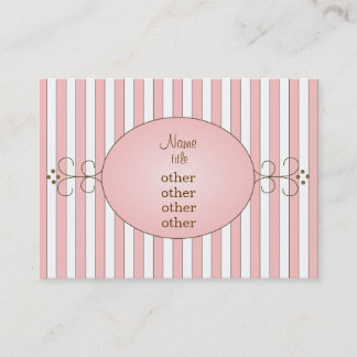 Tarjeta De Visita Fancy Cupcake