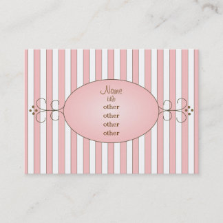 Tarjeta De Visita Fancy Cupcake
