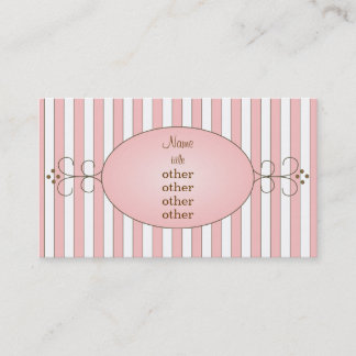 Tarjeta De Visita Fancy Cupcake