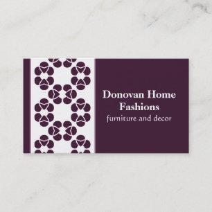 Tarjeta De Visita Fancy Diva Business Card, Purple