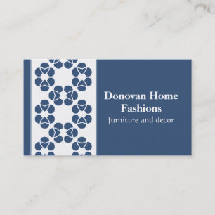 Tarjeta De Visita Fancy Diva Business Card, Royal Blue