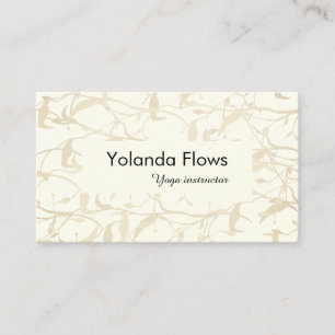 Tarjeta De Visita Fancy Foliage