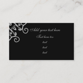 Tarjeta De Visita Fancy gothic victorian