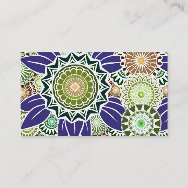Tarjeta De Visita Fandango de Deco en aceituna y uva (Anverso)
