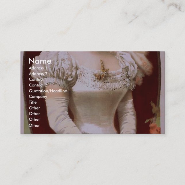 Tarjeta De Visita Fanny Rice, Teatro Retro "La Reina de la Comedia" (Anverso)