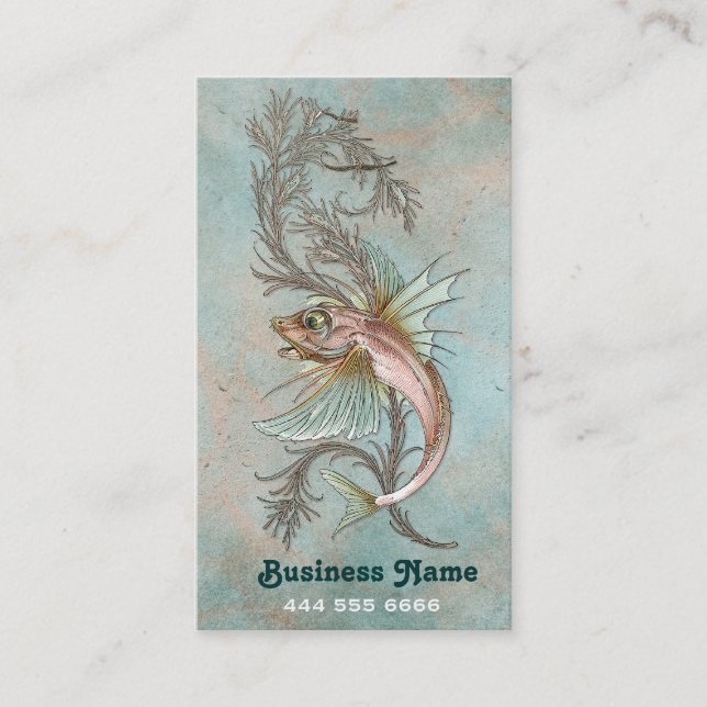 Tarjeta De Visita Fantasía Art Nouveau (Anverso)