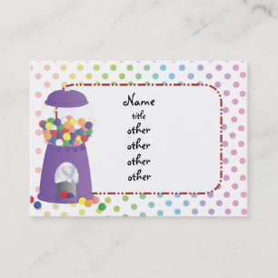 Tarjeta De Visita Fantasía de Gumball