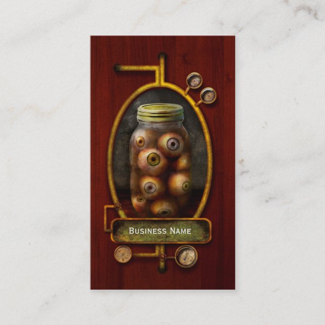 Tarjeta De Visita Fantasía - espeluznante - he tenido siempre ojos (Anverso)