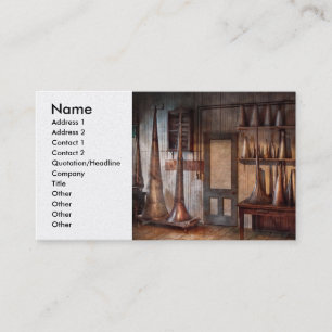 Tarjeta De Visita Fantasía - laboratorio del prototipo del gorra del