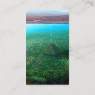 Tarjeta De Visita Fantasías: Los marcadores de las casas de campo de