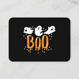 Tarjeta De Visita Fantasma de Halloween Boo Lindo