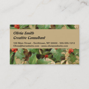 Tarjeta De Visita Fantasma del Ilustracion actual de Navidad