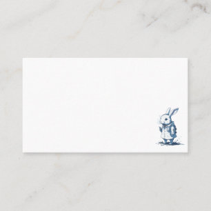 Tarjeta De Visita fantasy doctor nurse healer bunny rabbit