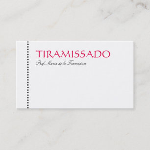 Tarjeta De Visita Farbe und Linie