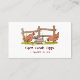Tarjeta De Visita Farm Eggs
