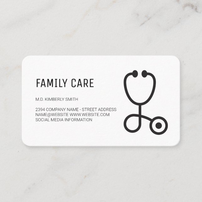 Tarjeta De Visita Farmacéutico | Medicina | Médico (Anverso)
