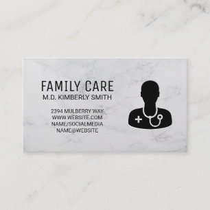 Tarjeta De Visita Farmacéutico   Médico   Icono de Médico médico