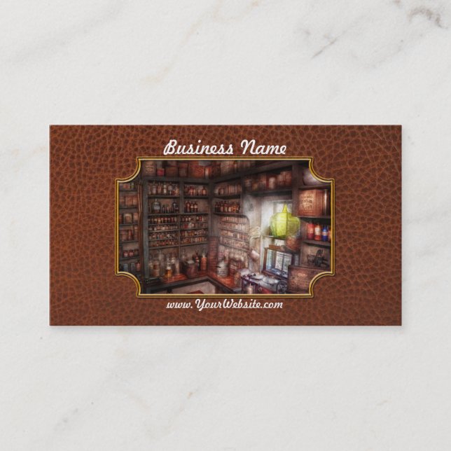 Tarjeta De Visita Farmacia - equipo - el estudio de MERLIN (Anverso)