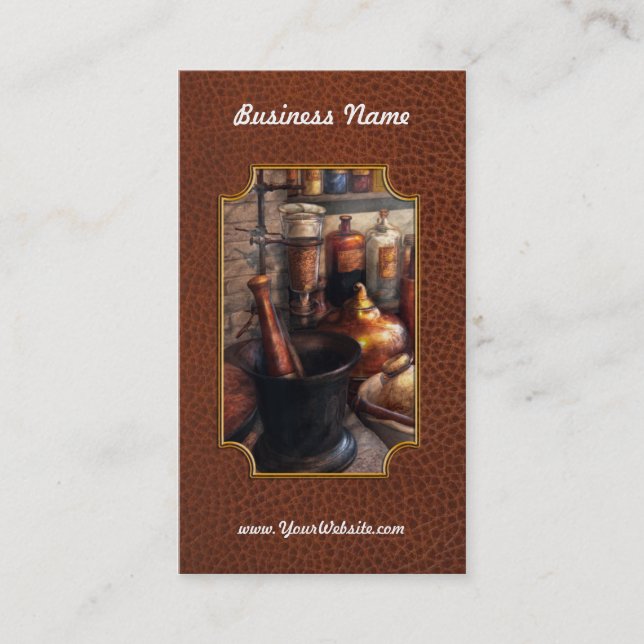 Tarjeta De Visita Farmacia - maja - farmacología (Anverso)