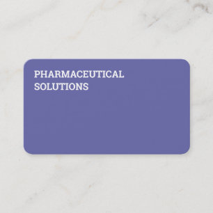Tarjeta De Visita Farmacia Medicación Farmacéutica