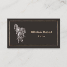 Tarjeta De Visita Farrier Shoeing Horse Business Card