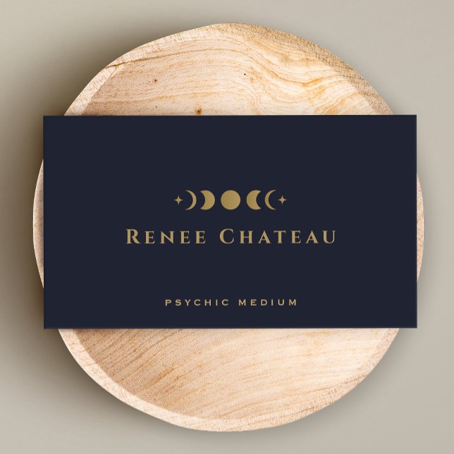 Tarjeta De Visita Fases de la Luna Mediana Psicológica (Subido por el creador)