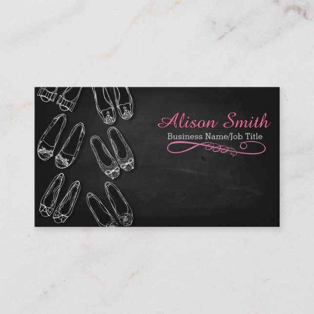Tarjeta De Visita Fashion/Complements/Accessories/shoes (Anverso)