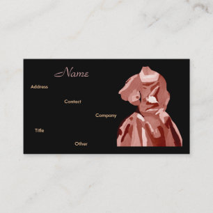 Tarjeta De Visita Fashion Designer Neutral Business Card