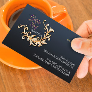 Tarjeta De Visita Fashion Fine Jewelry Business Card