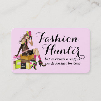 Tarjeta De Visita Fashion Hunter Business Card