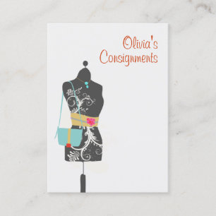 Tarjeta De Visita Fashion Mannequin Business Card