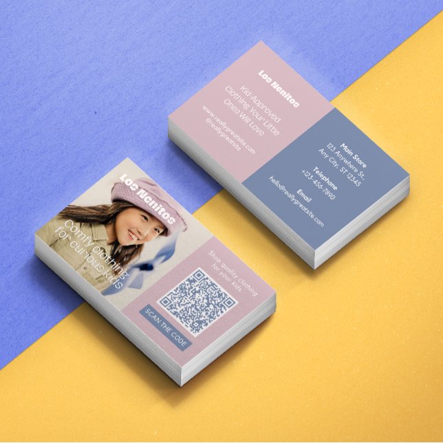 Tarjeta De Visita Fashion Shop Código QR (Subido por el creador)